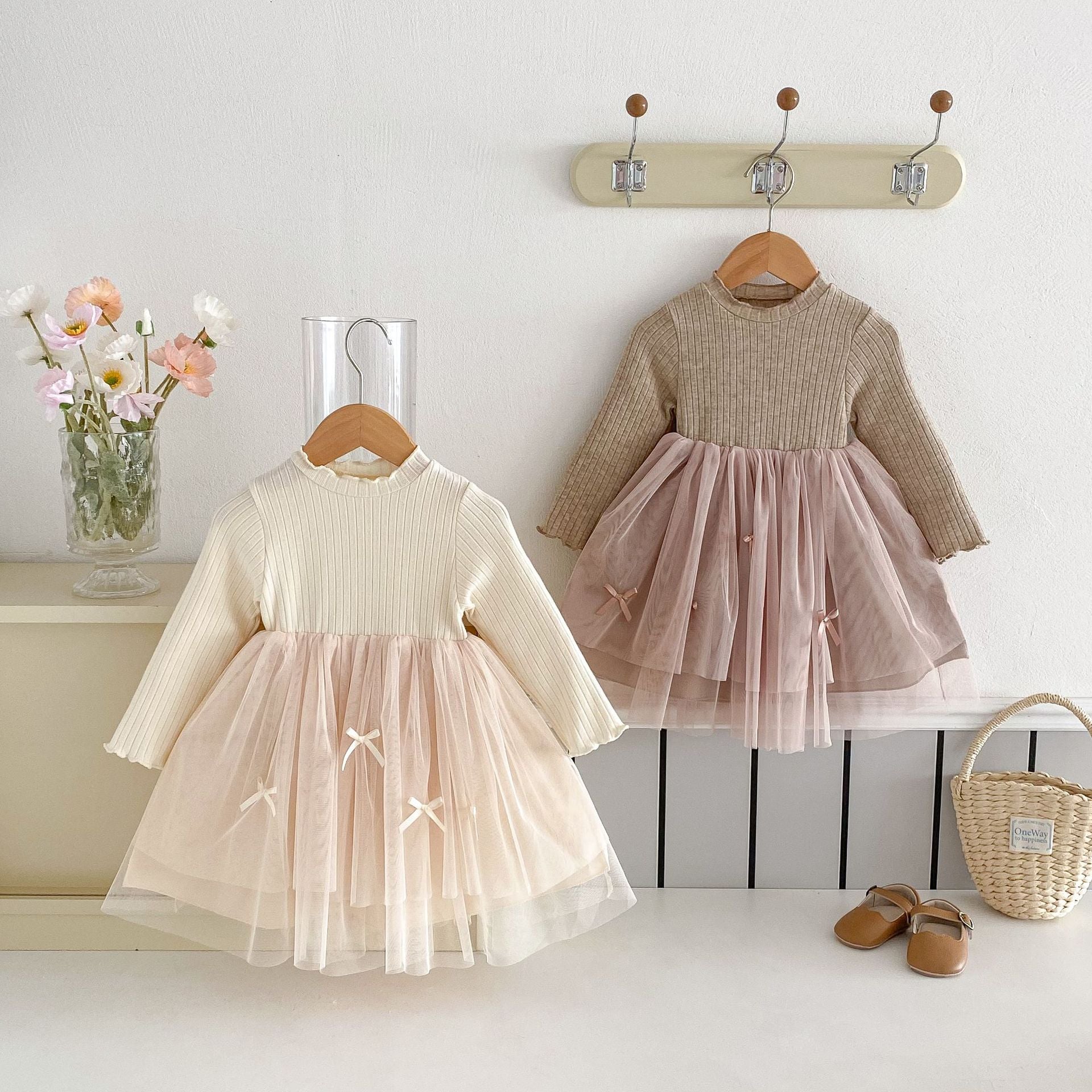 Spring and Autumn Hot Selling Baby Kids Girls Princess Long Sleeves