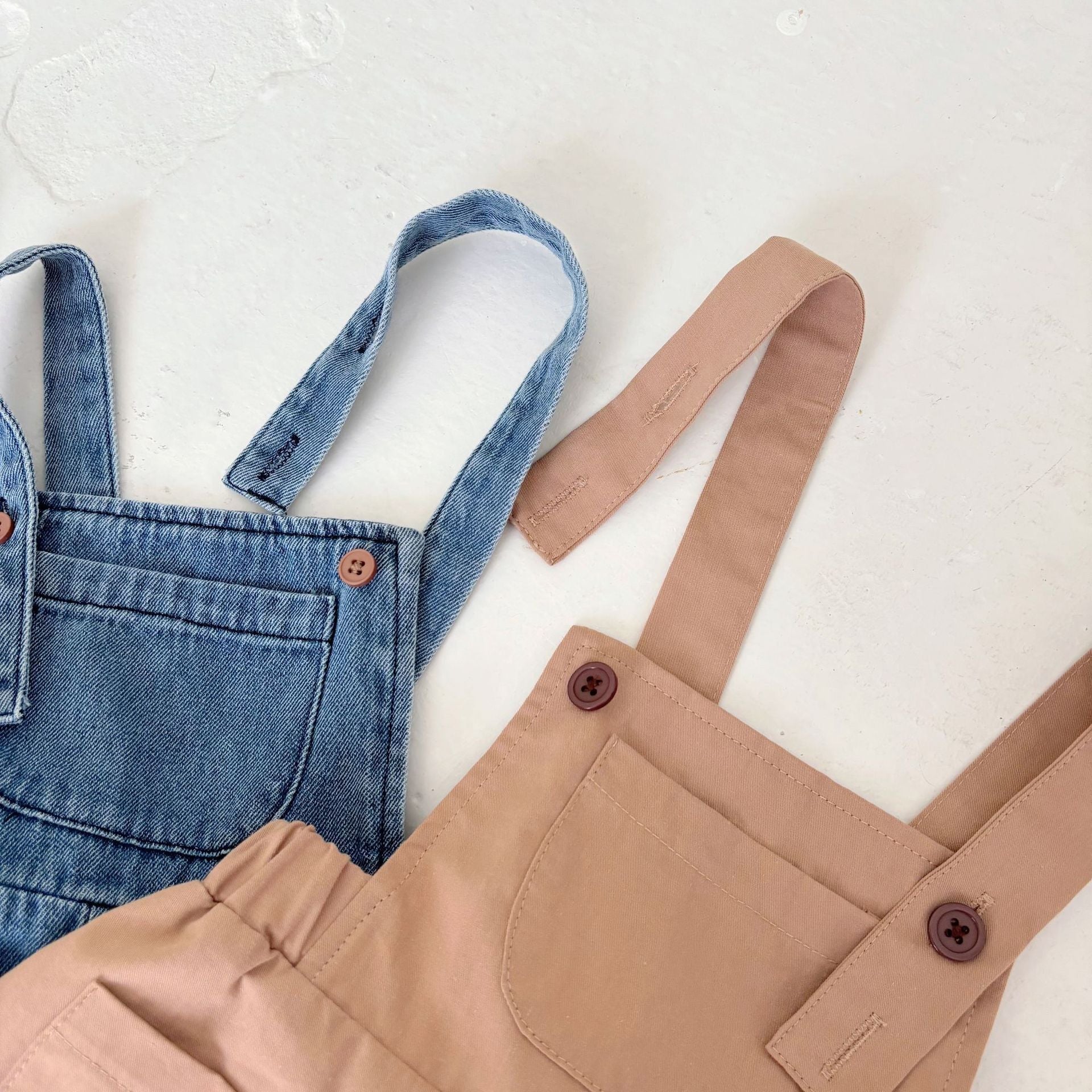 Summer Arrival Baby Girls Sleeveless Simple Denim Overalls Rompers