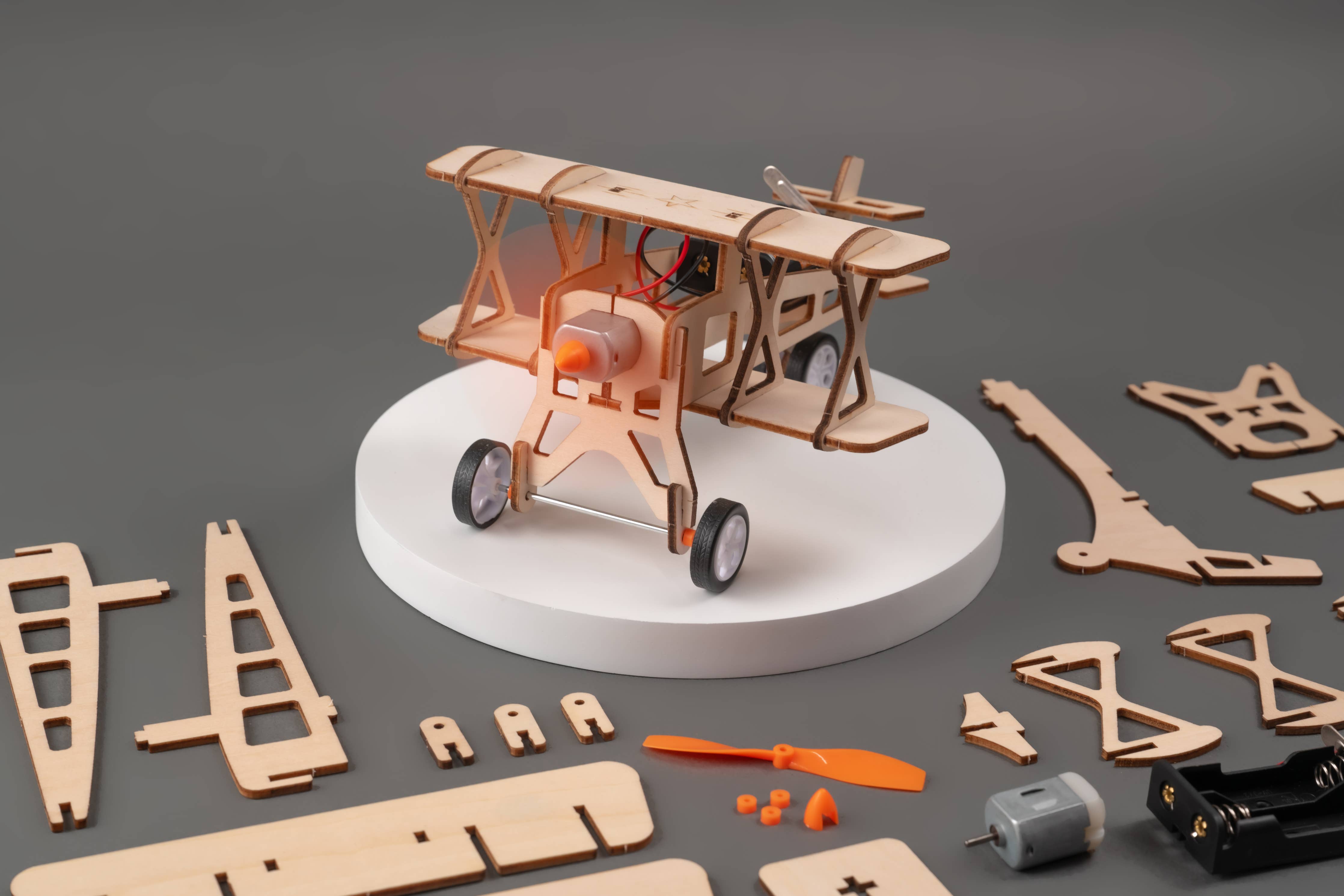 "A vibrant arts & crafts setup featuring eco-friendly materials and creative DIY kits."