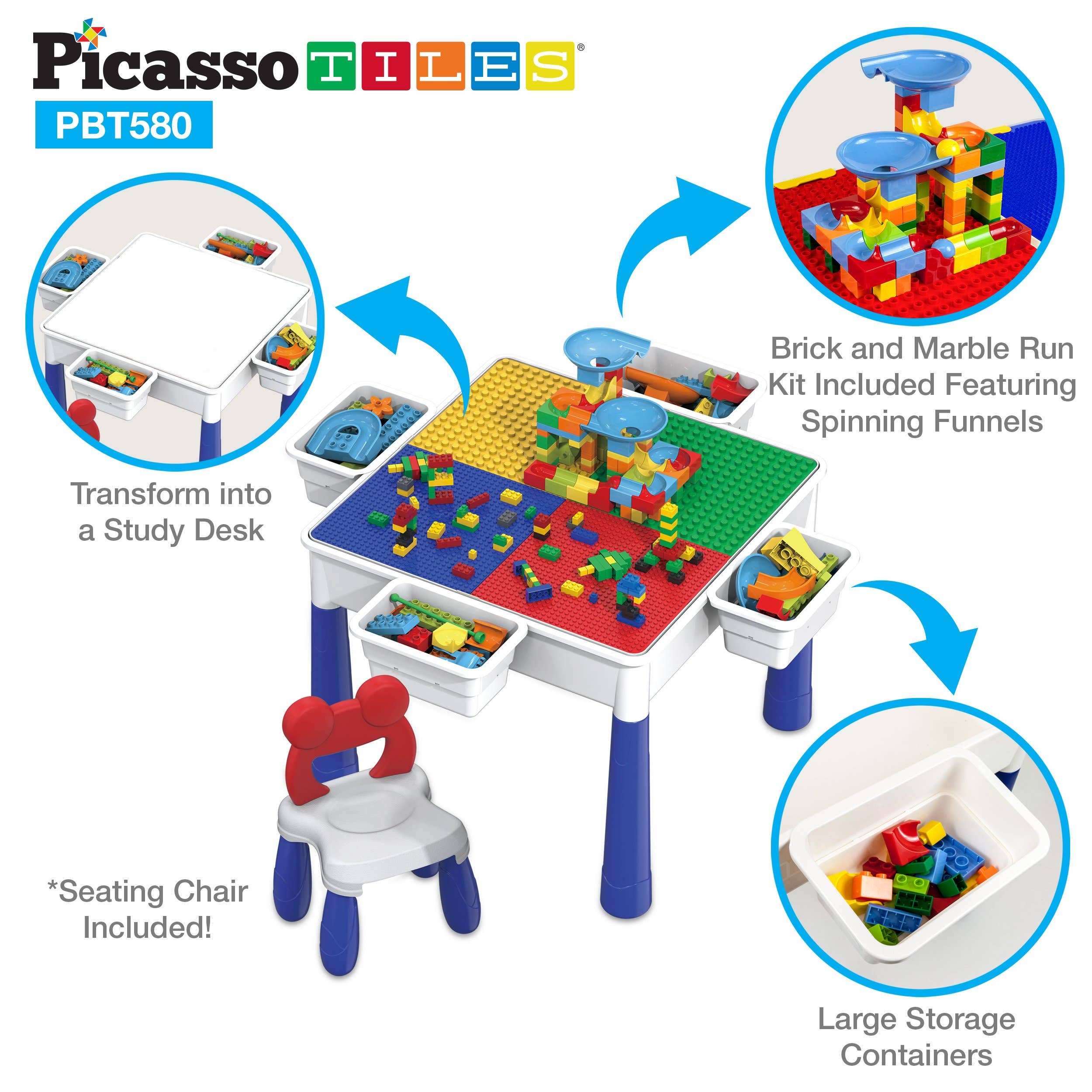 PicassoTiles Large All-in-One Activity Center