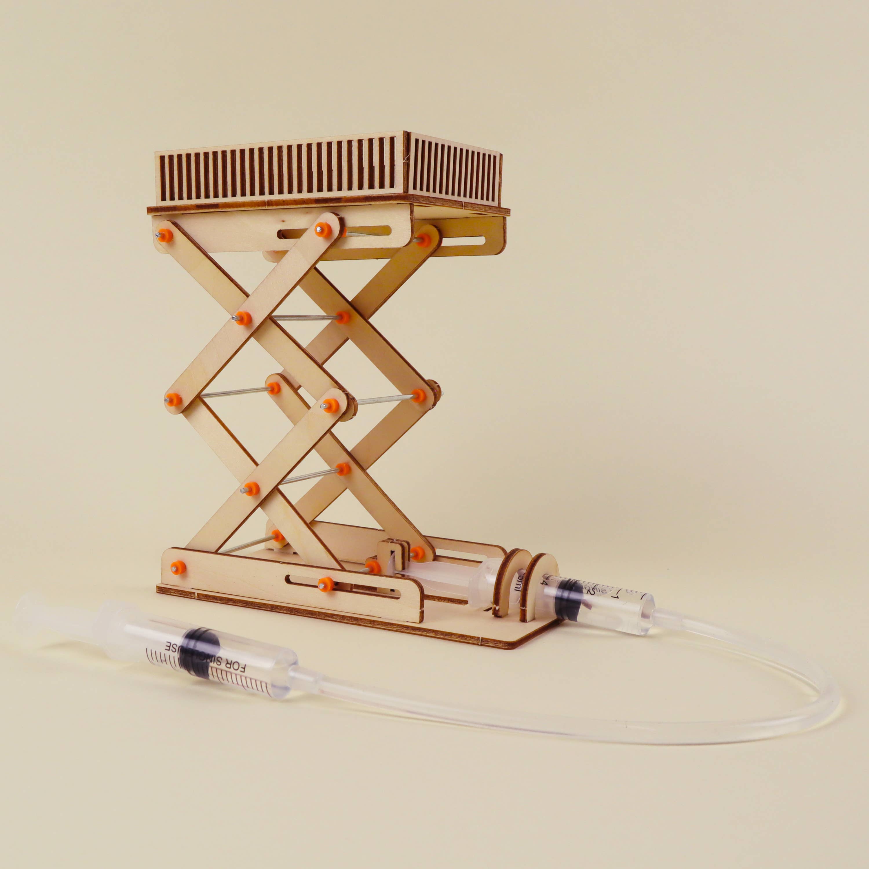 Hydraulic Lift DIY Kit, STEM Toy for Kids, Craft Kit