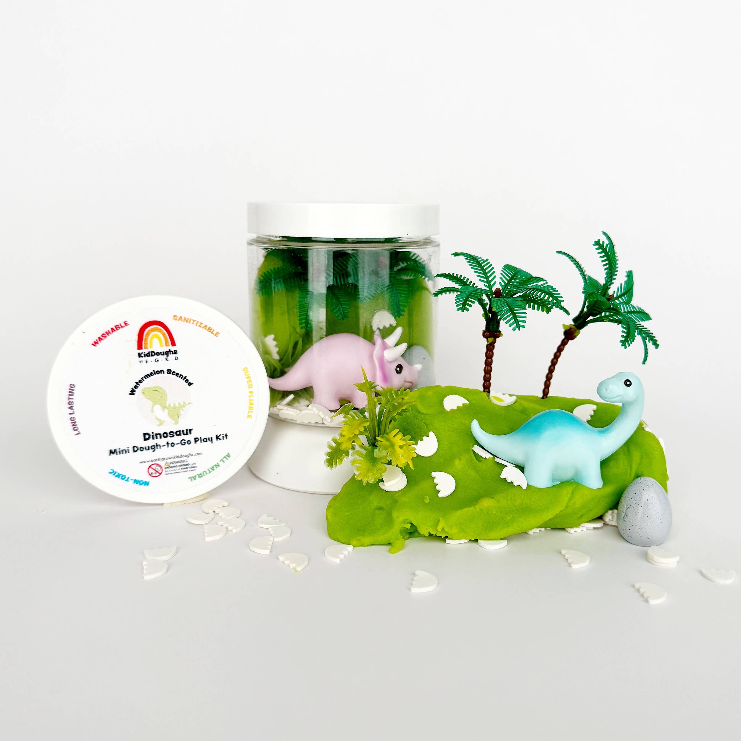 Dinosaur (Watersmellon) Mini Dough-To-Go