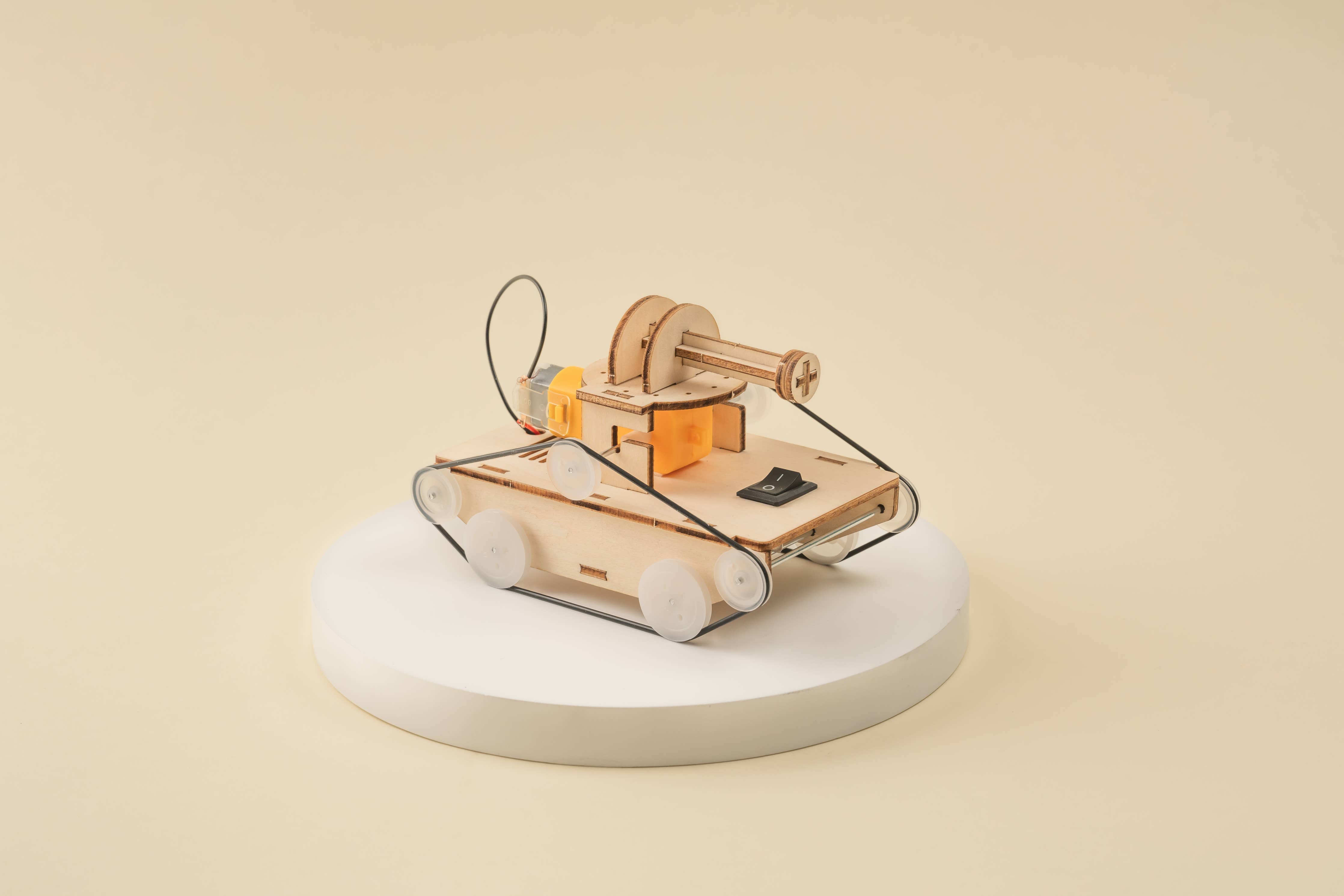 Rubber Bands Tank DIY Kit, Educational STEM Toy for Kids