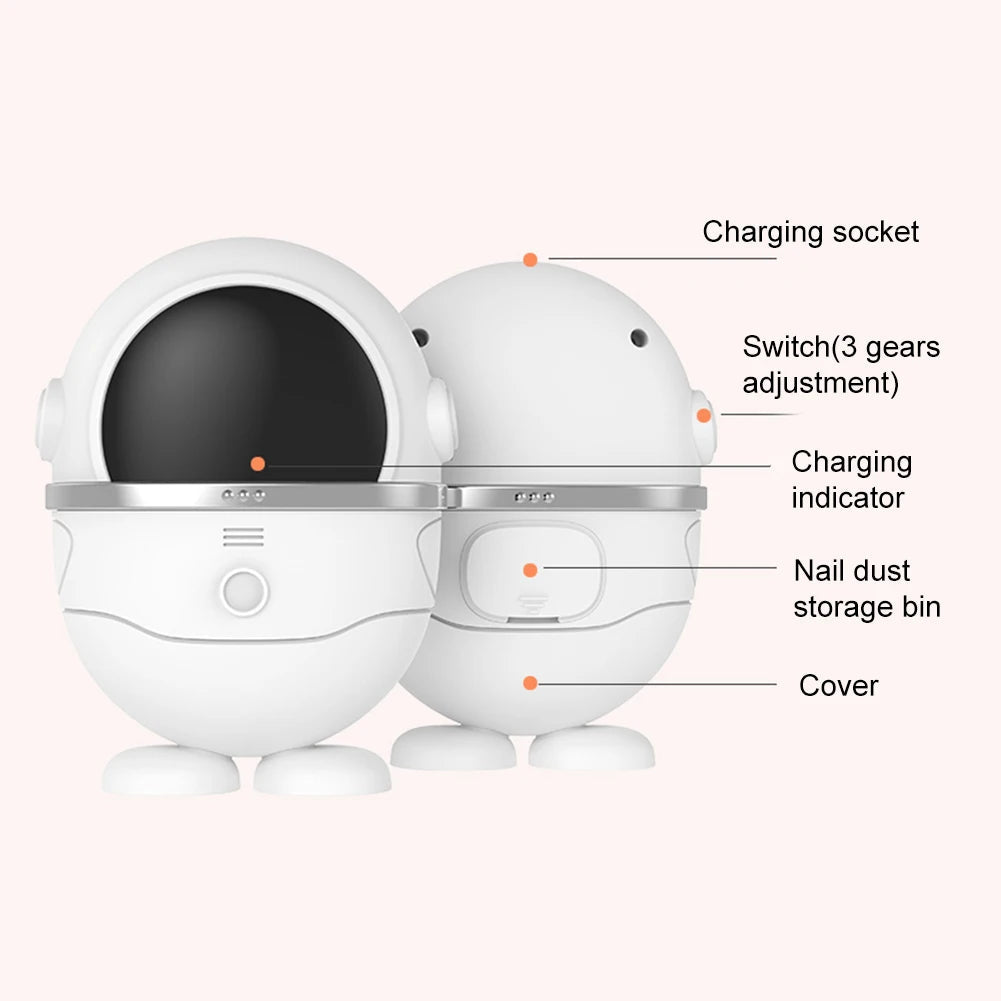 Electric Nail Clipper Safe Automatic Fingernail Clipper Portable Nail