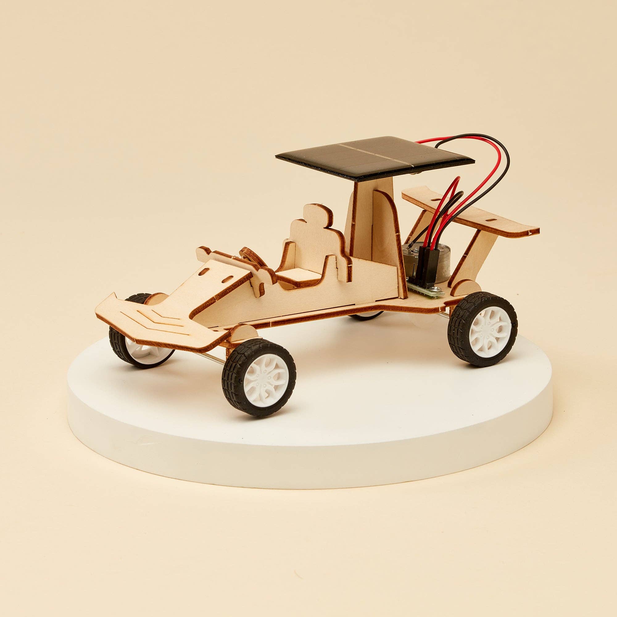 Solar Powered Race Car DIY Kit, STEM Toy, Craft Kit