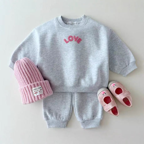 Autumn Baby Kids Unisex Casual Letters Pattern Long Sleeves Top